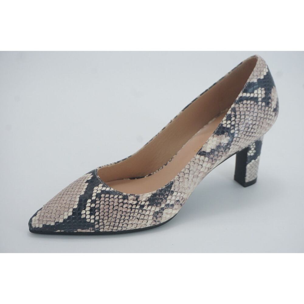 Stuart Weitzman Adria Pointy Toe Heel Pumps Size 6 New $315 Roccia Snake
